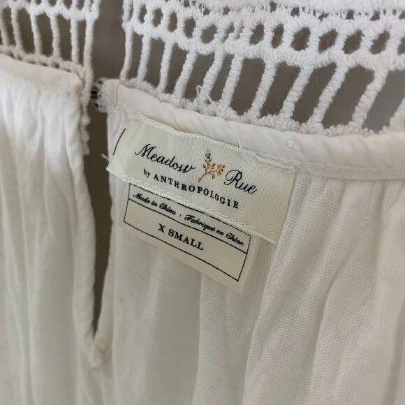 Maeve by Anthropologie Lace and Waffle Knit Seeveless Top Medium - Picture 6 of 9